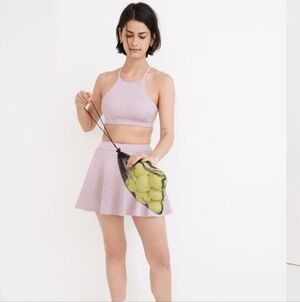 Outdoor Voices Pink and Green Activewear Top